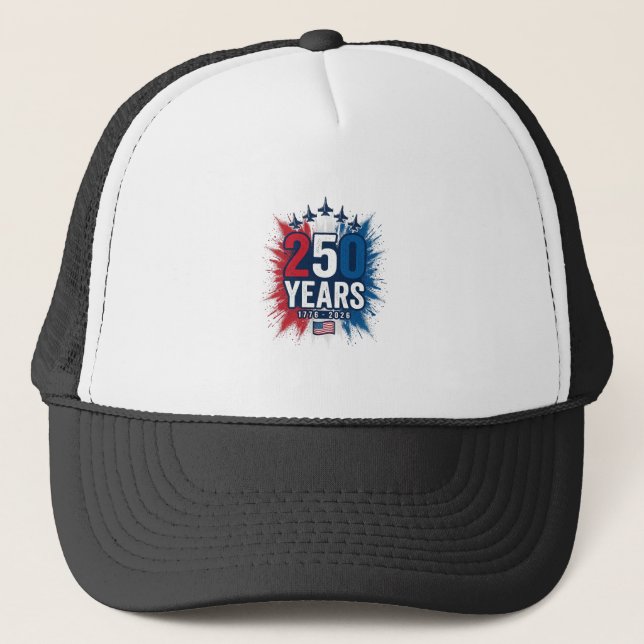 Casquette Conception vectorielle pour le 250e anniversaire d (Devant)