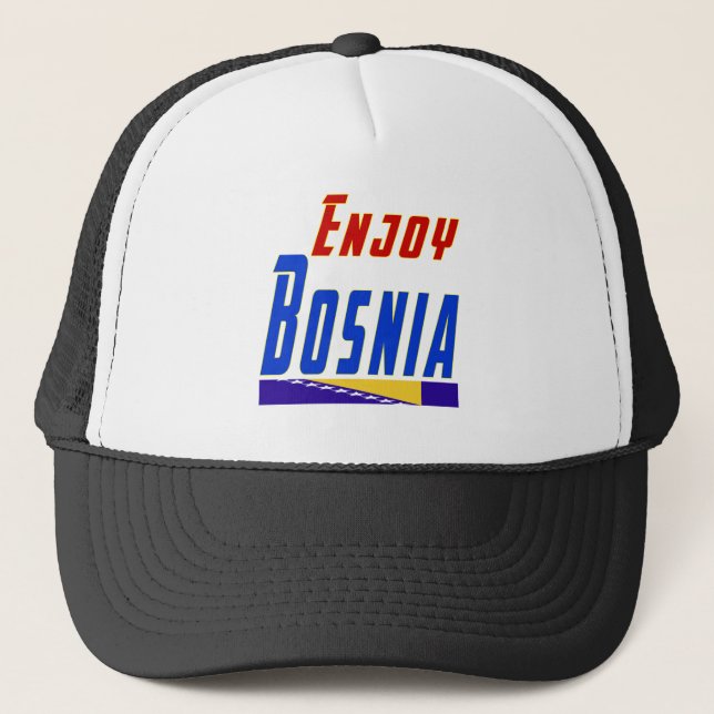 Casquette Conceptions de cool pour la Bosnie (Devant)