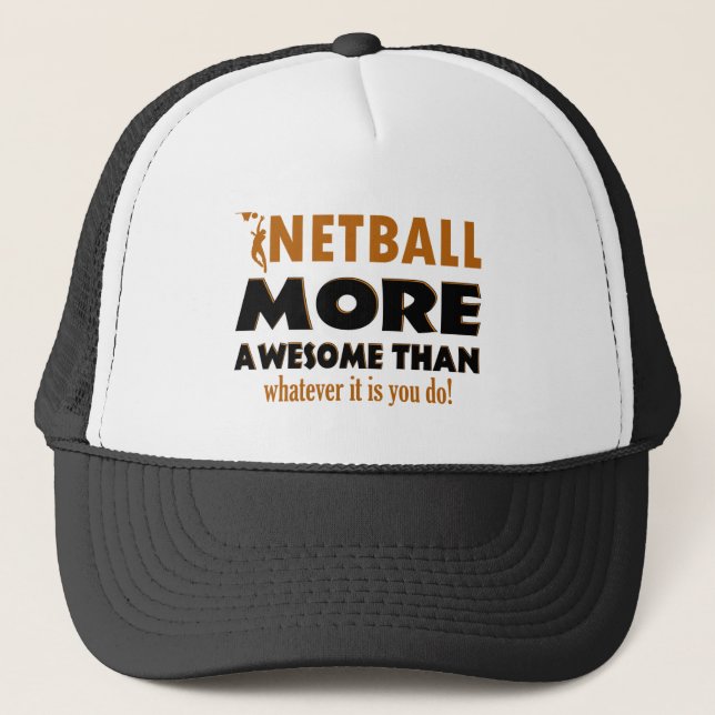Casquette Conceptions fraîches de net-ball (Devant)