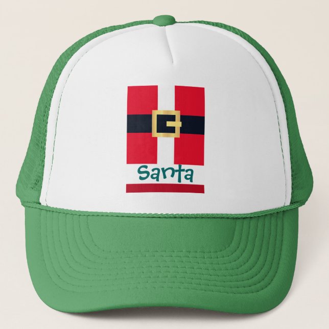 Casquette Conceptions rouges gaies de Père Noël de Noël (Devant)