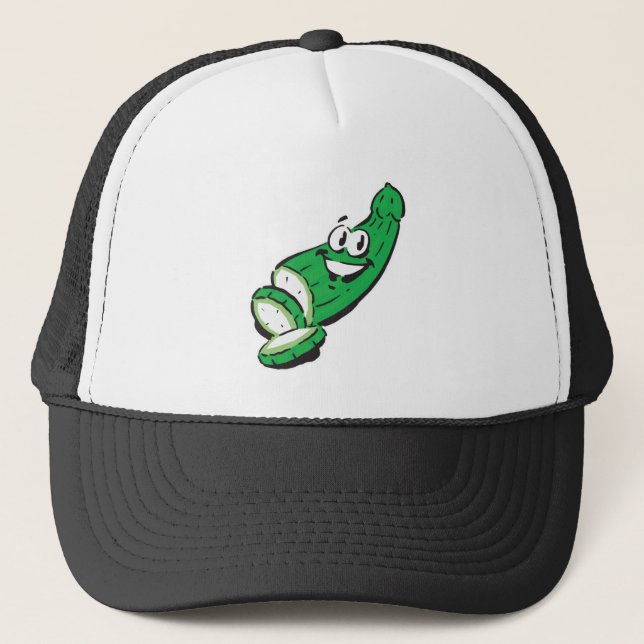 Casquette concombre heureux idiot (Devant)