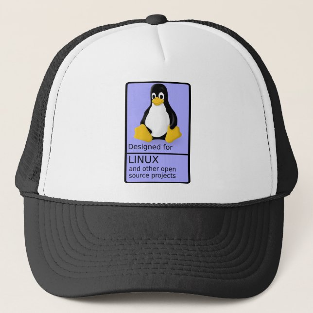 Casquette Conçu pour Linux (Devant)
