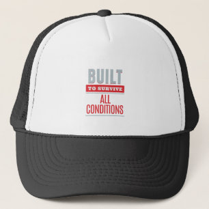 Casquette Conçu Pour Survivre À Toutes Les Conditions Citer