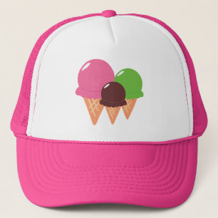 Casquette cônes de crème glacée
