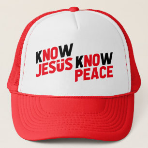 Casquette Connaître Jésus connaître la paix chrétienne