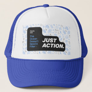 Casquette Conservation des océans Sensibilisation à la pollu