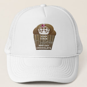 CASQUETTE CONSERVEZ LE CHOCOLAT DE MANGE CALME