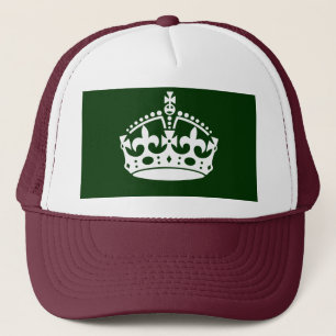 Casquette CONSERVEZ LE SYMBOLE DE LA COURONNE CALME sur la d