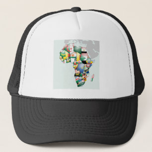Casquette Continent de l'Afrique Belle maman Afrique Colorée
