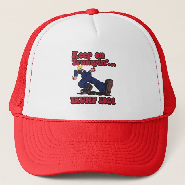 Casquette Continuer sur Trumpin (Devant)