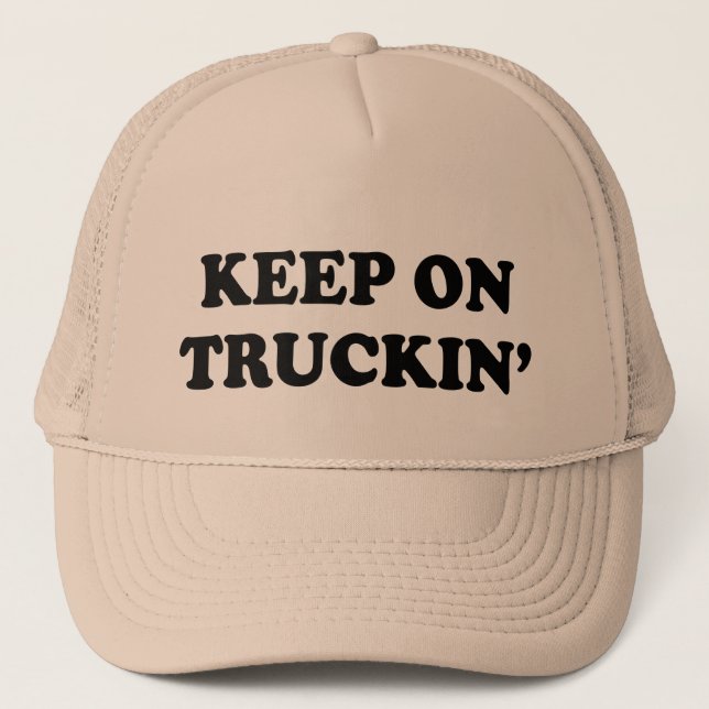 CASQUETTE CONTINUEZ À TRUCKIN' (Devant)