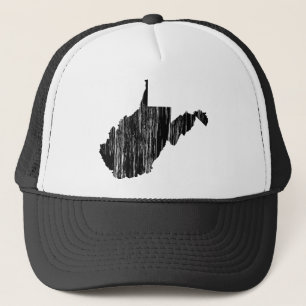 Casquette Contour affligé d'état de la Virginie Occidental