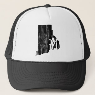 Casquette Contour affligé d'état d'Île de Rhode