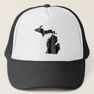 Casquette Contour affligé d'État du Michigan