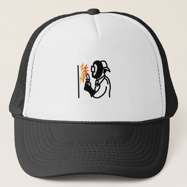 Casquette Contour de soudeuse (Devant)