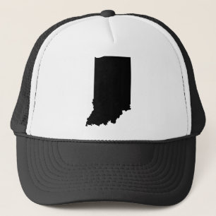 Casquette Contour d'état de l'Indiana