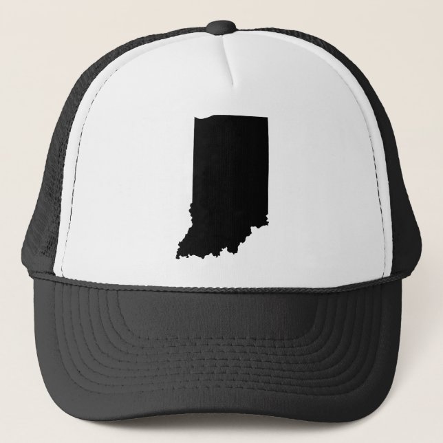 Casquette Contour d'état de l'Indiana (Devant)