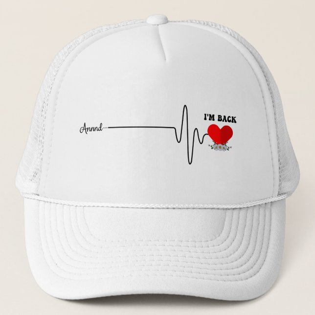 Casquette Contournement cardiaque ouvert Chirurgie Coeur Att (Devant)