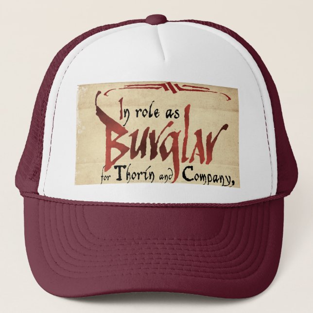 Casquette Contrat de cambriolage (Devant)
