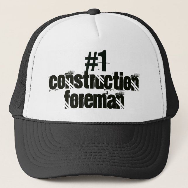 Casquette Contremaître de construction (Devant)