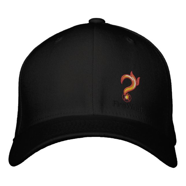 Casquette convenable de FireWhat avec le noir sur (Devant)