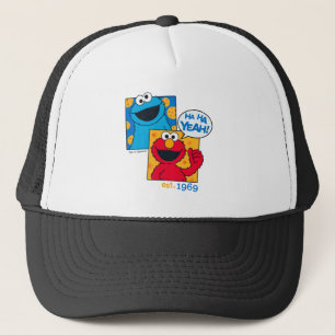 Casquette Cookie Monster & Elmo Ha Ha Ouais