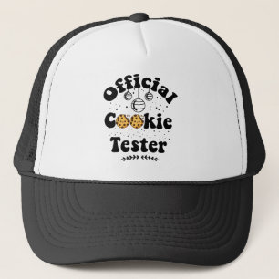 Casquette Cookie Tester officiel Amateurs de Cookie Noël