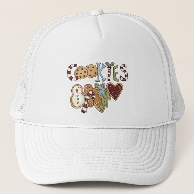 Casquette Cookies pour Père Noël Tshirts et cadeaux (Devant)
