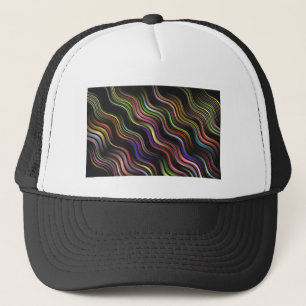 Casquette Cool Abstraite Vague verticale Art Thunder_Cove