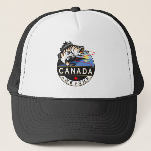 Casquette Cool Canada Awesen Plein Air Pêche Crest
