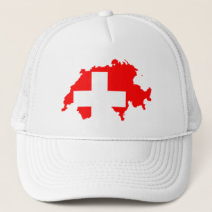 Casquette Cool European Switzerland Swiss Flag Hat Design