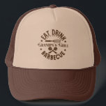 Casquette Cool Grandpa's BBQ word art<br><div class="desc">Cool Grandpa's BBQ word art Trucker Hat</div>