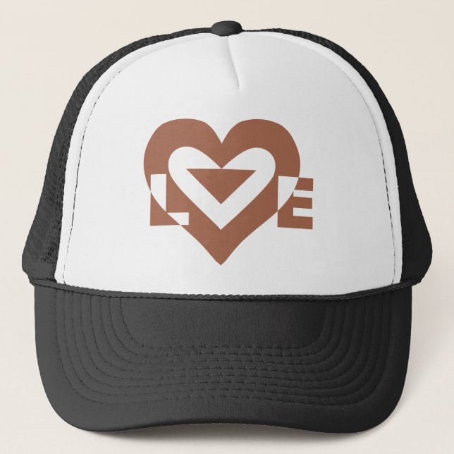 Casquette Cool Love Graphic, Mocha Brown (Devant)
