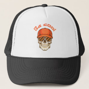 Casquette Cool Skull with Cap and Sunglasses