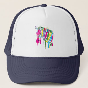 Casquette Cool Zebra Graffiti Spray Amoureux des animaux de