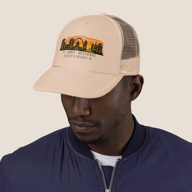 Casquette Coordinates de St. Louis Skyline (En situation)