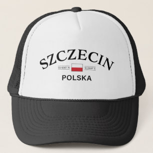 Casquette Coordonnées polonaises Szczecin Polska (Pologne)