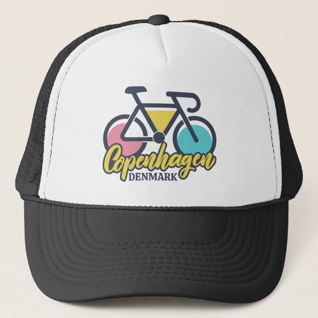 Casquette Copenhague Danemark Cyclisme (Devant)