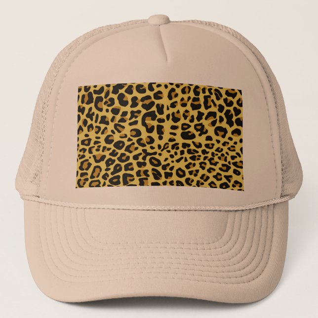 Casquette copie féline fraîche d'image de motif de peau (Devant)