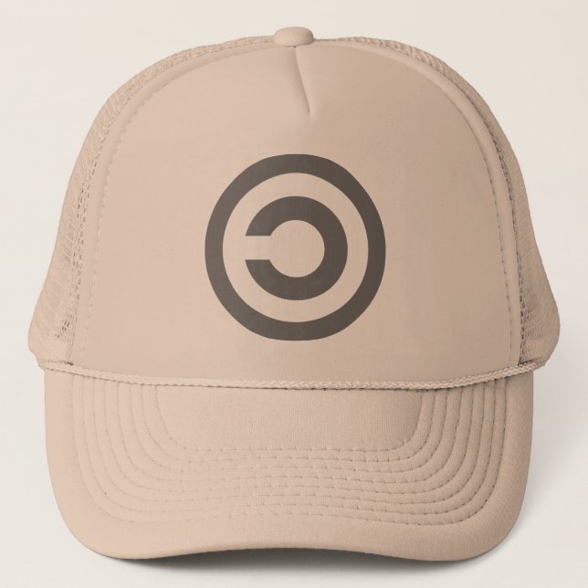 Casquette Copyleft - l'information veut être libre (Devant)