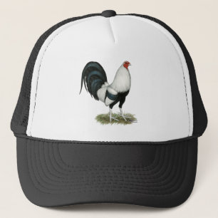Casquette Coq de combat argenté de Duckwing