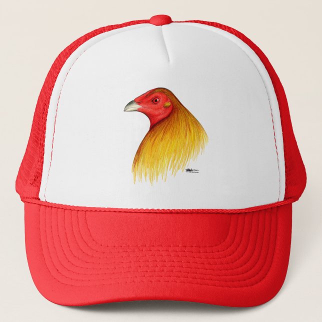 Casquette Coq de combat doublé (Devant)