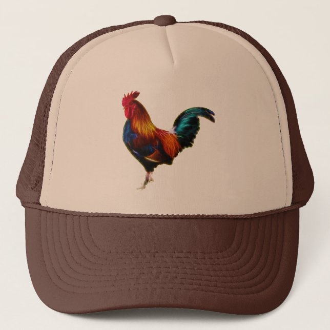 Casquette Coq de leghorn de Fractalius (Devant)