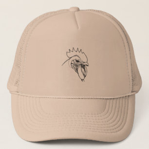 Casquette Coq vintage Illustraton