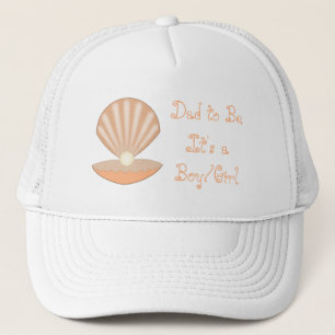 Casquette Coquille d'huître et perle Révélation du sexe du b