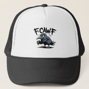 Casquette Corbeau en colère “F-CAW-F ” – Création de dessin