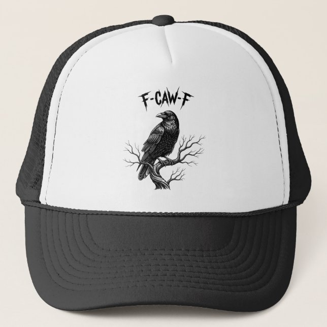 Casquette Corbeau - F-Caw-F (Devant)