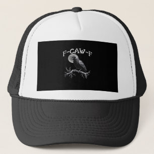Casquette Corbeau F-Caw-F Oiseau Drôle Cool Unique
