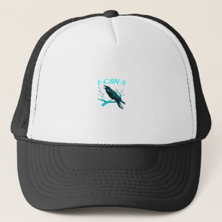 Casquette Corbeau F-Caw-F Oiseau Drôle Rétro