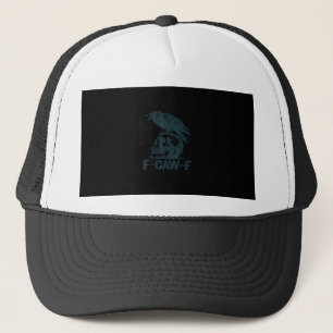 Casquette Corbeau F-Caw-F Rétro Amoureux de Corbeaux Drôle